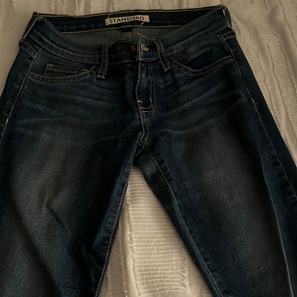 Faded skinny jeans